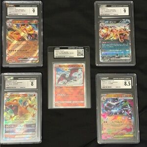 Pokemon Graded Charizard Cards